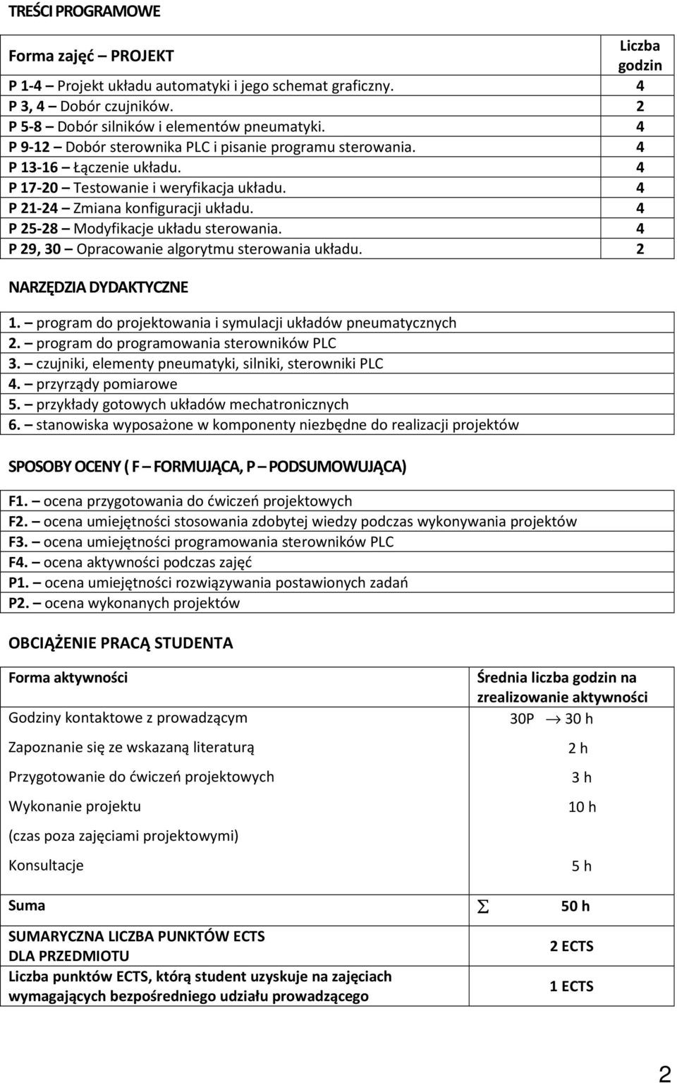 4 P 25-28 Modyfikacje układu sterowania. 4 P 29, 30 Opracowanie algorytmu sterowania układu. 2 NARZĘDZIA DYDAKTYCZNE 1. program do i symulacji pneumatycznych 2.