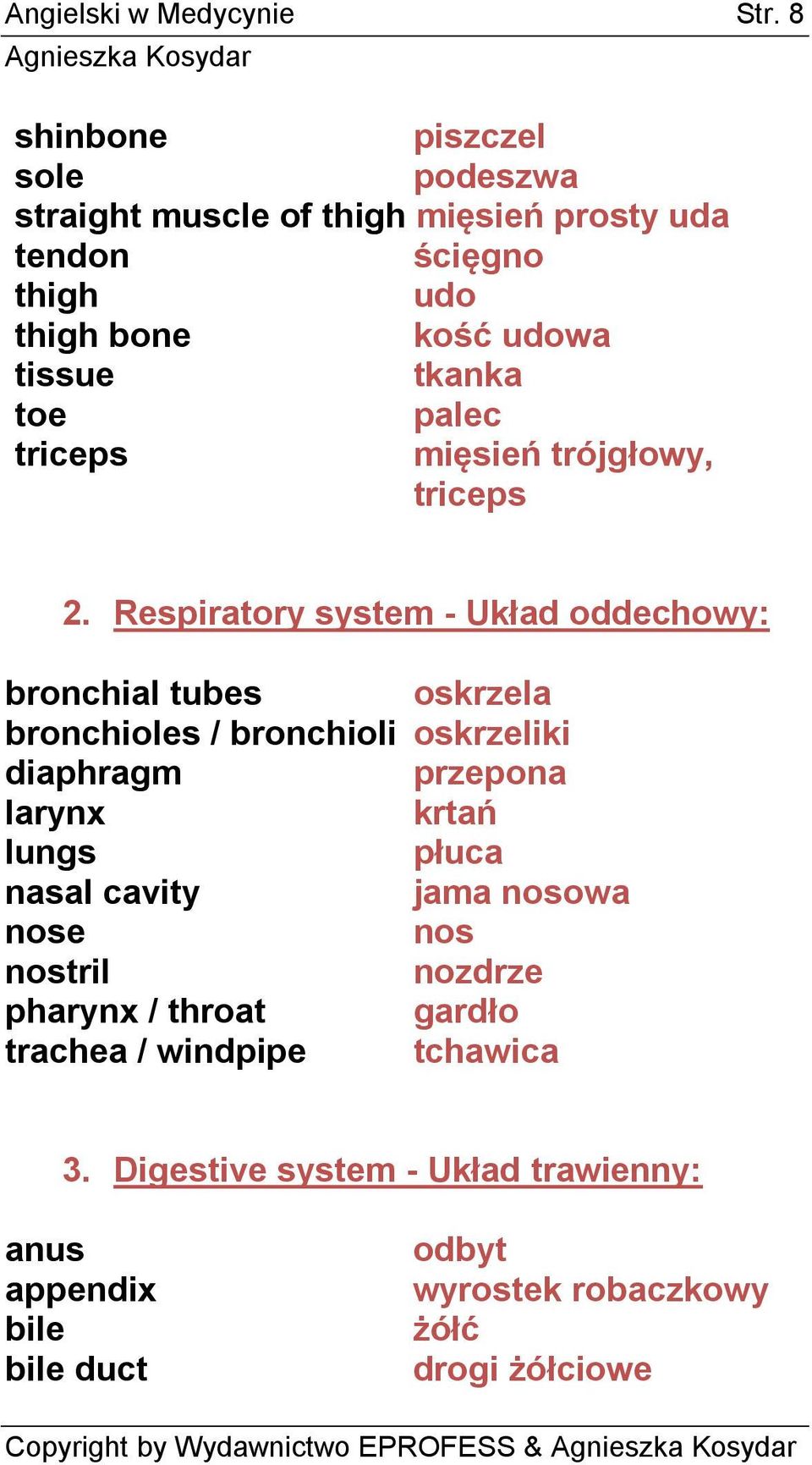 palec triceps mięsień trójgłowy, triceps 2.
