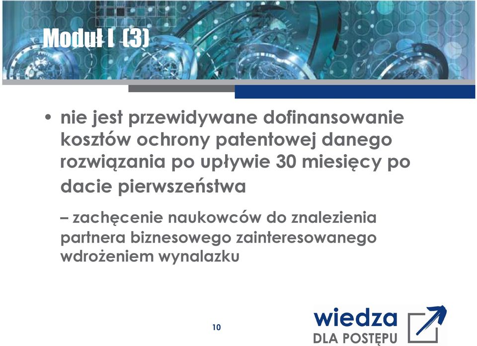 miesięcy po dacie pierwszeństwa zachęcenie naukowców do