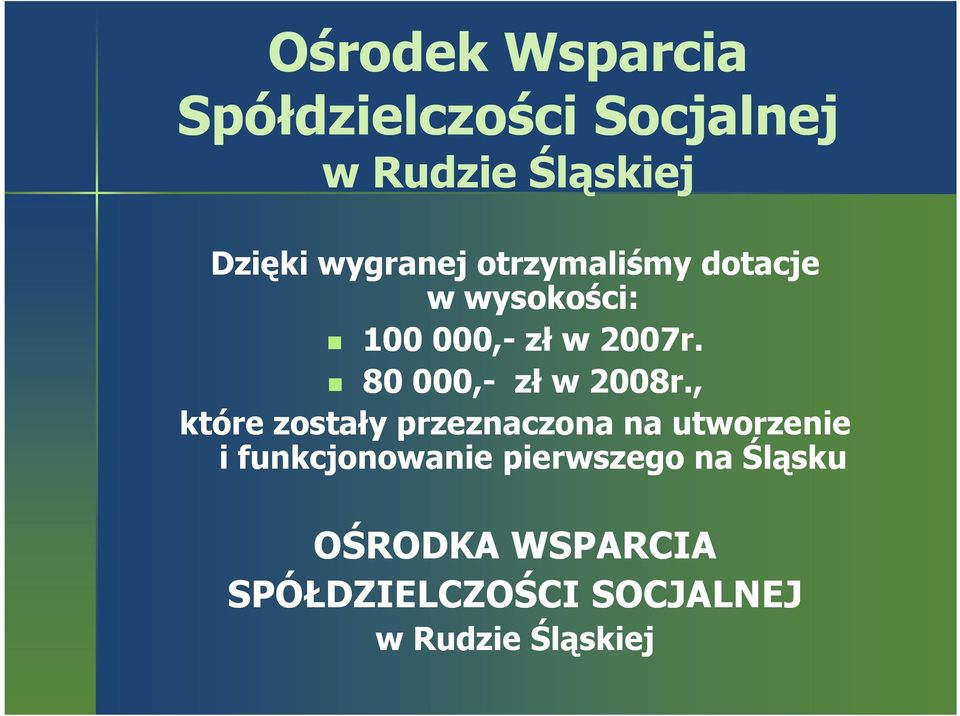 80 000,- zł w 2008r.