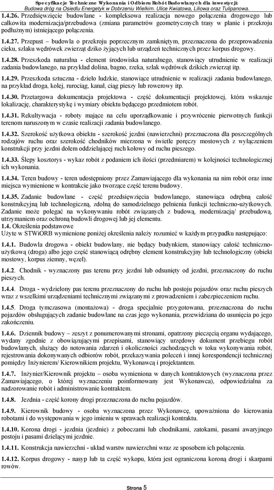 istniejącego połączenia. 1.4.27.