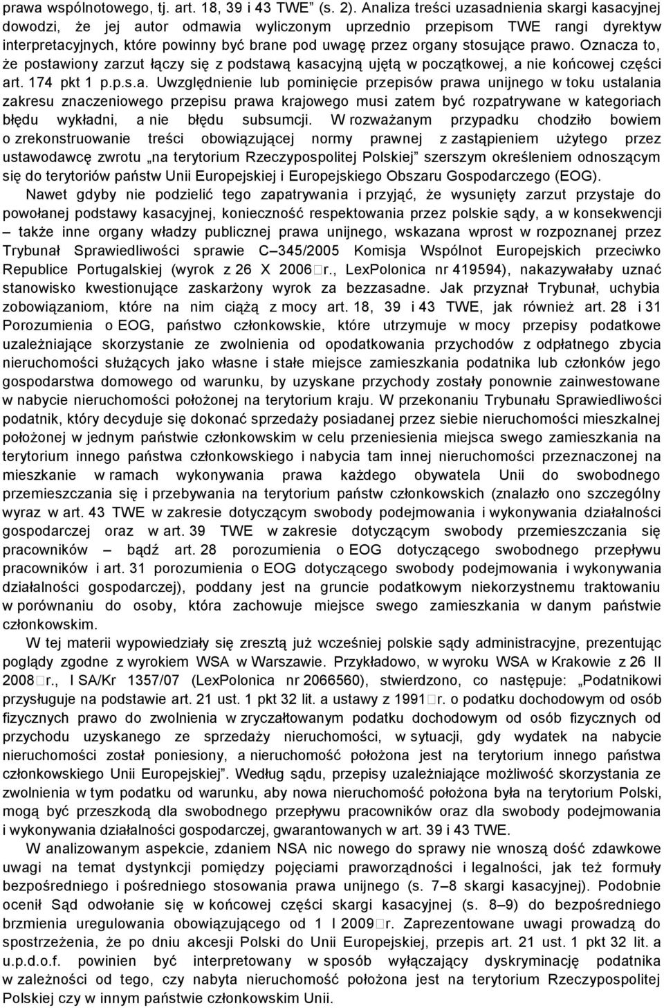 stosujące praw