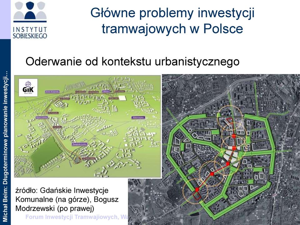 Inwestycje Komunalne (na górze), Bogusz Modrzewski (po