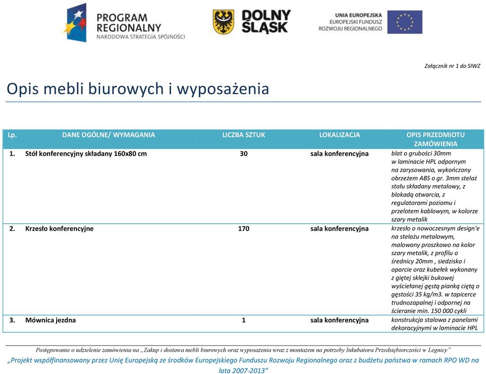 3mm stelaż stołu składany metalowy, z blokadą otwarcia, z regulatorami poziomu i przelotem kablowym, w kolorze szary metalik 2.