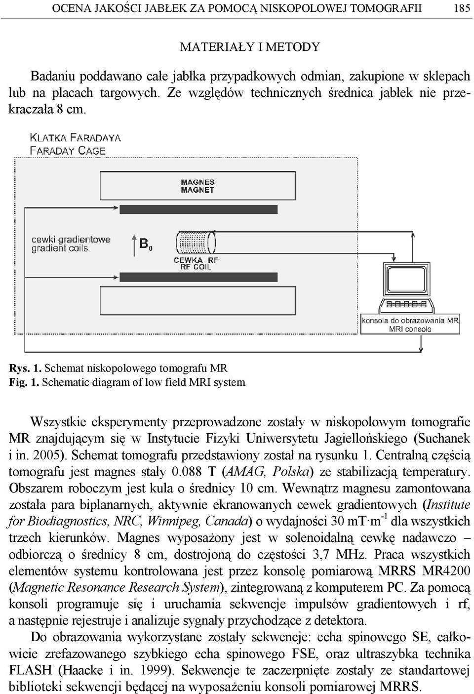 Schemat niskopolowego tomografu MR Fig. 1.