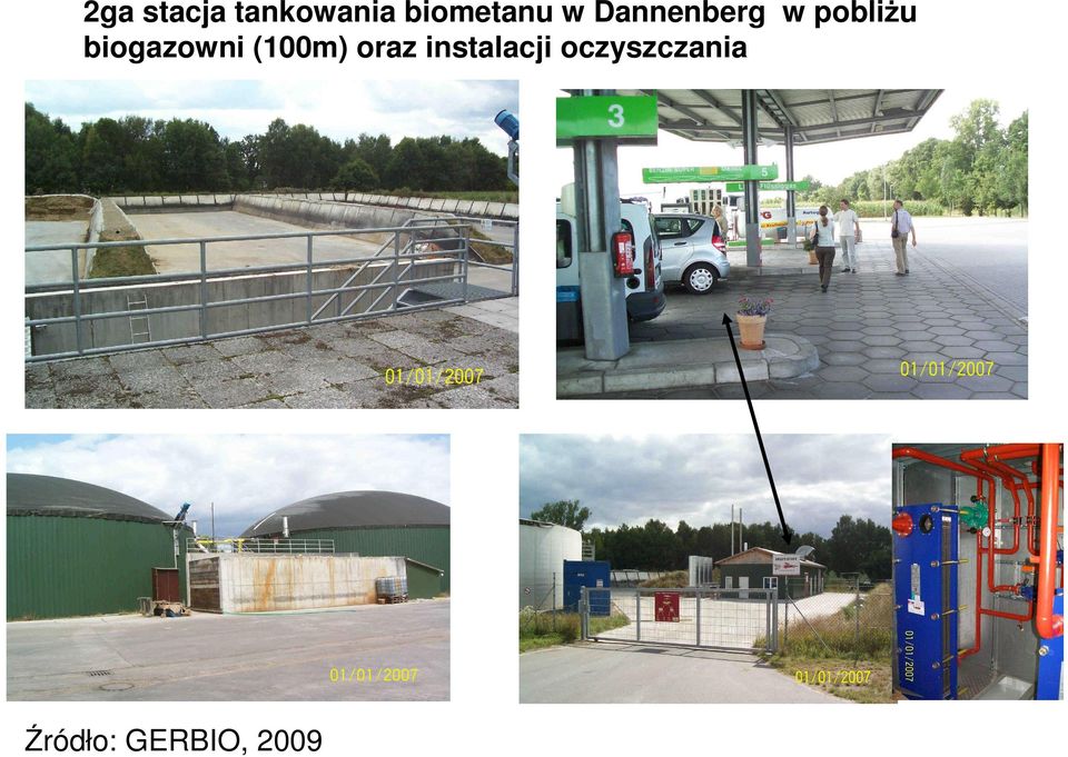 pobliŝu biogazowni (100m) oraz