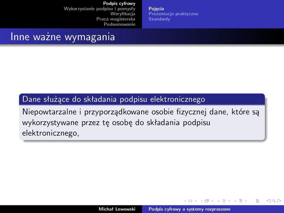 Niepowtarzalne i przyporządkowane osobie fizycznej dane,