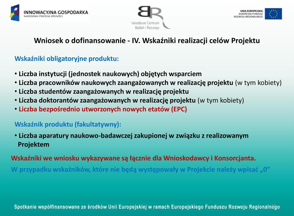 w realizację projektu (w tym kobiety) Liczba studentów zaangażowanych w realizację projektu Liczba doktorantów zaangażowanych w realizację projektu (w tym kobiety) Liczba