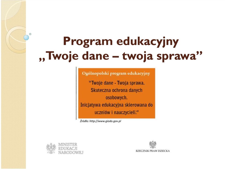 Twoje dane