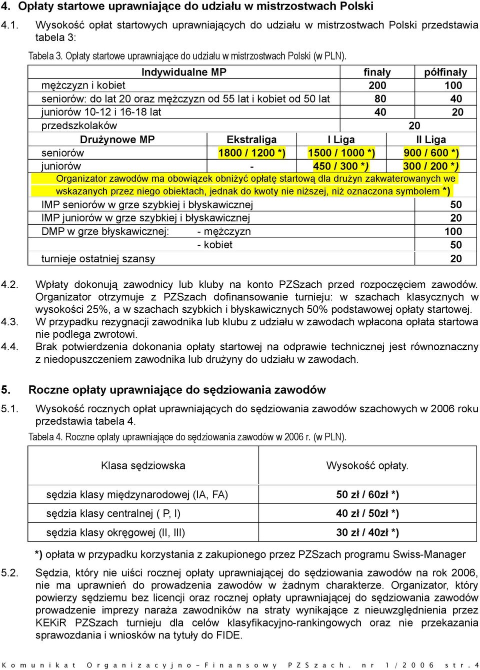 Indywidualne MP finały półfinały mężczyzn i kobiet 200 100 seniorów: do lat 20 oraz mężczyzn od 55 lat i kobiet od 50 lat 80 40 juniorów 10-12 i 16-18 lat 40 20 przedszkolaków 20 Drużynowe MP