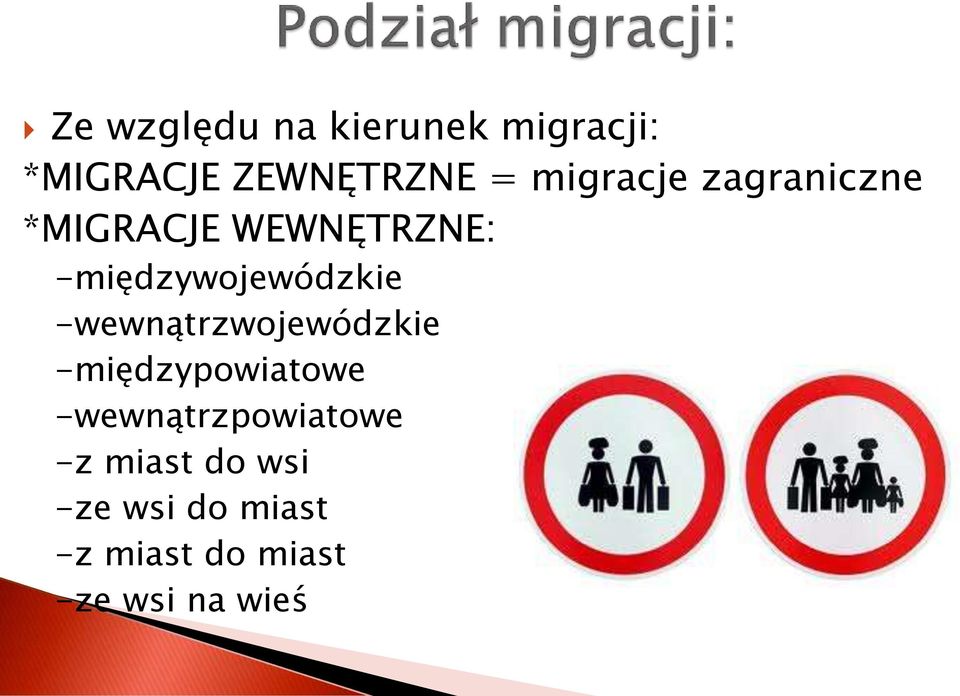 -międzywojewódzkie -wewnątrzwojewódzkie -międzypowiatowe