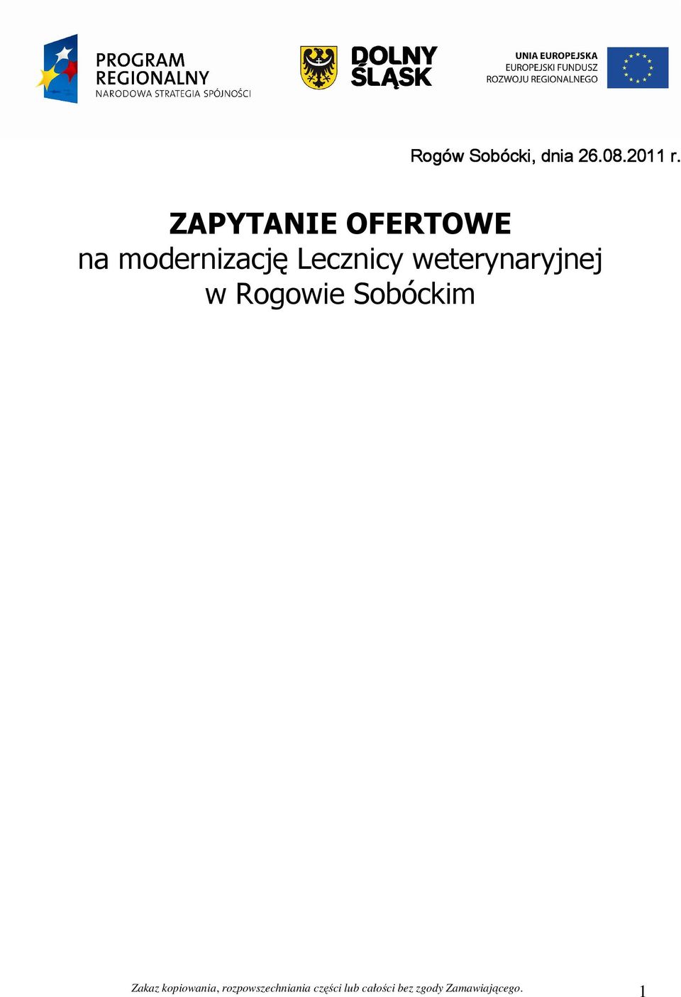 ZAPYTANIE OFERTOWE na
