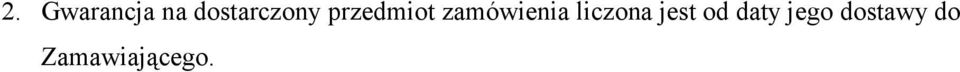 zamówienia liczona jest