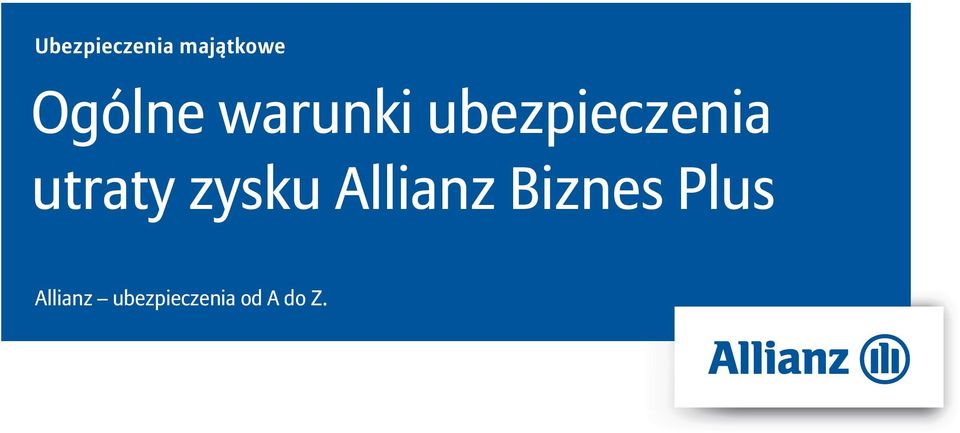 utraty zysku Allianz Biznes