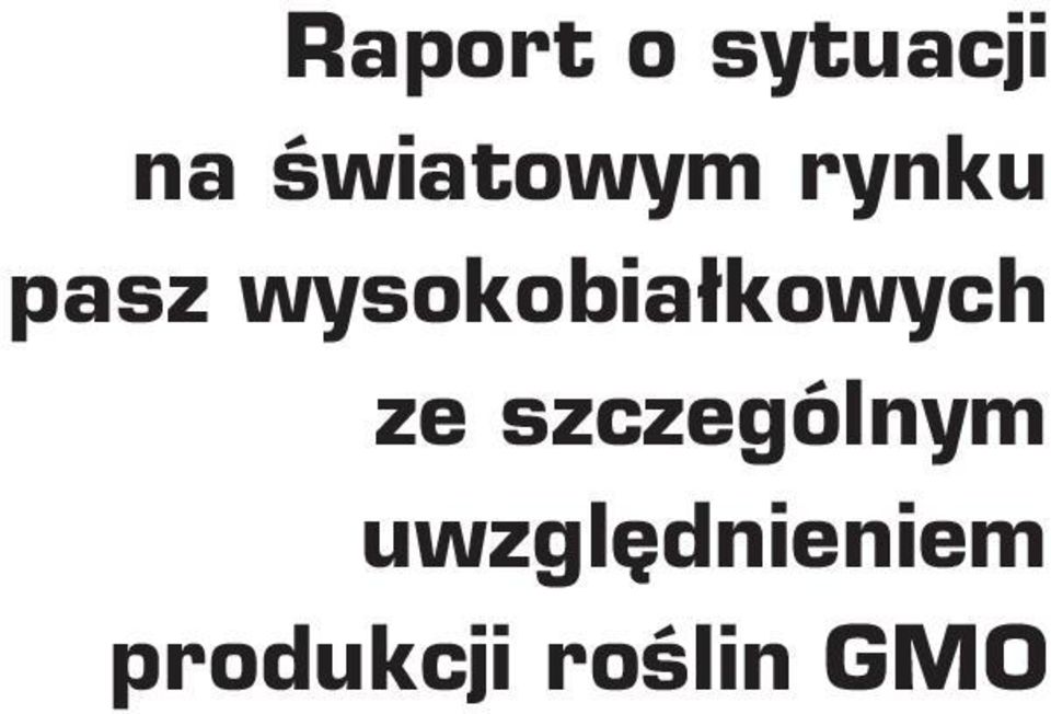 wysokobiałkowych ze