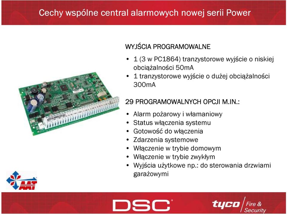 PROGRAMOWALNYCH OPCJI M.IN.