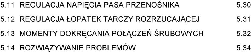 ROZRZUCAJĄCEJ 5.31 5.