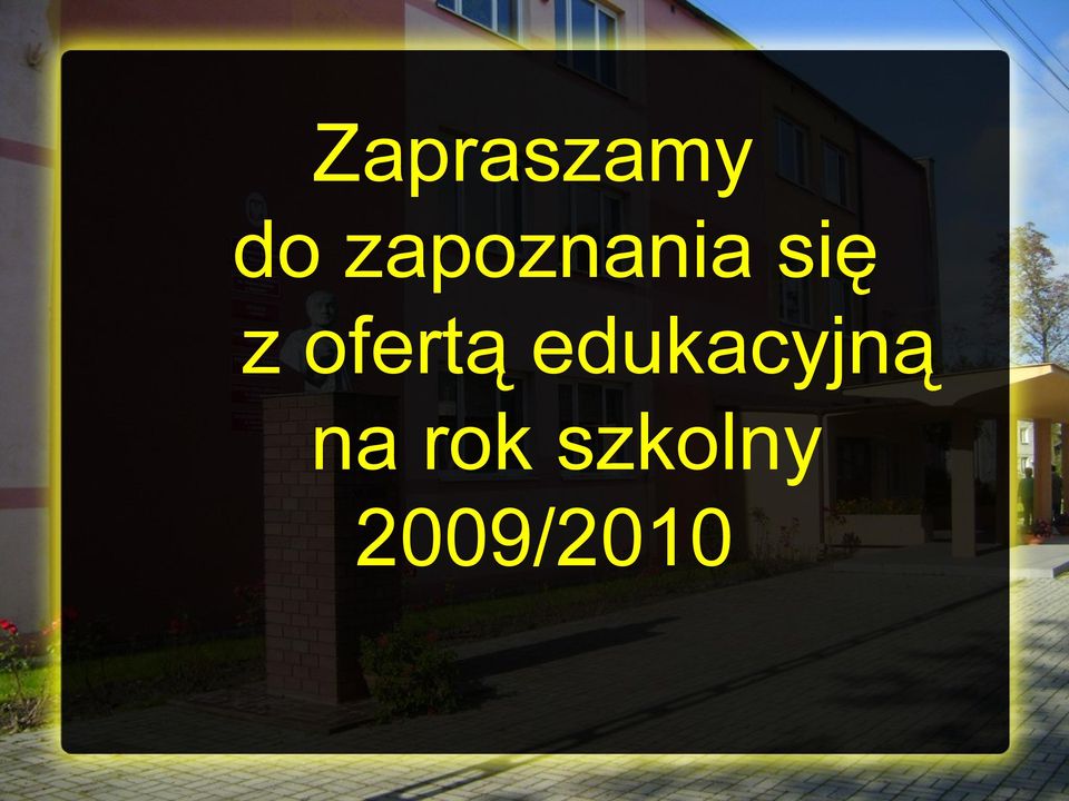 ofertą edukacyjną