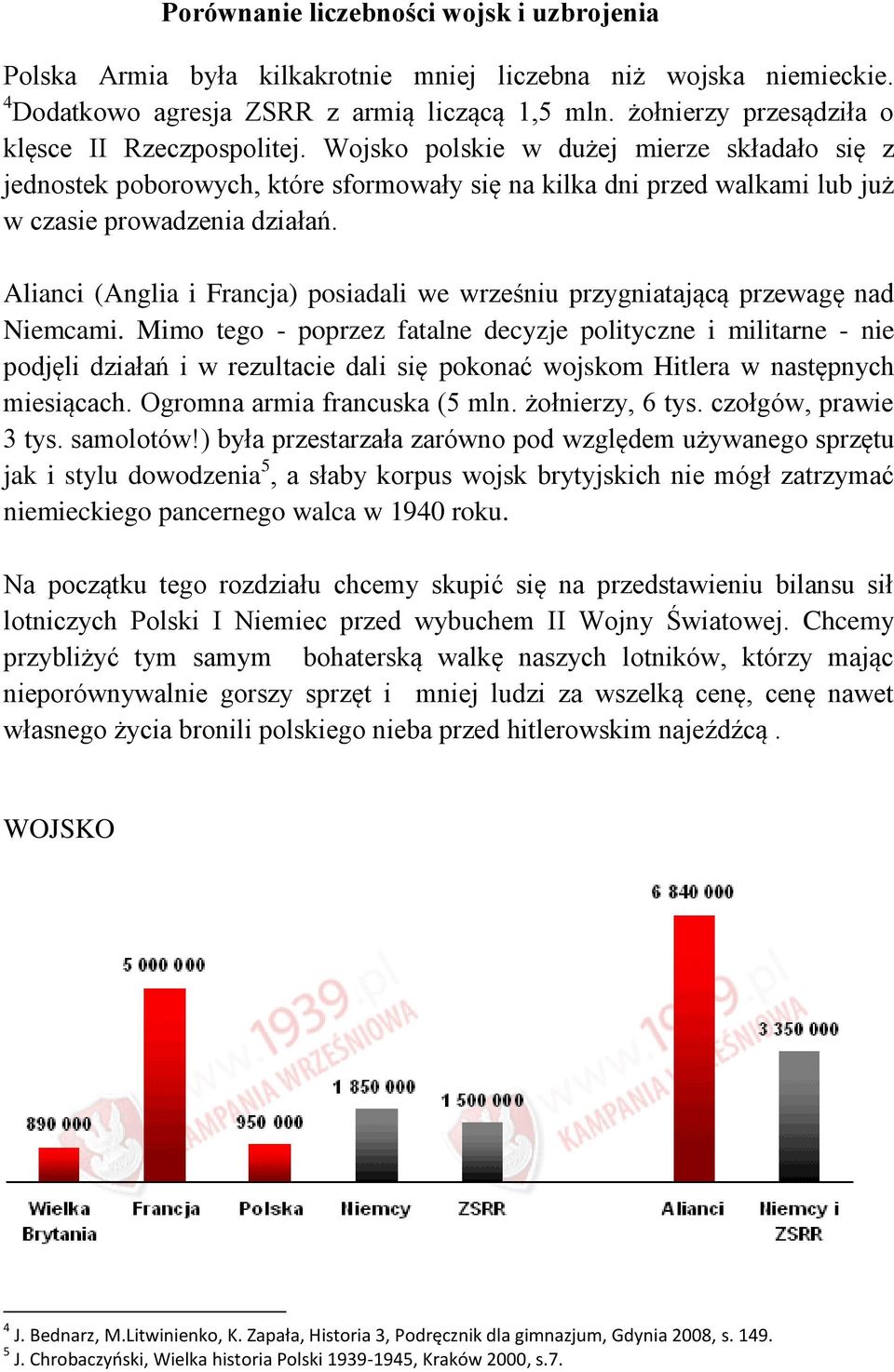 Wojsko polskie w dużej mierze składało się z jednostek poborowych, które sformowały się na kilka dni przed walkami lub już w czasie prowadzenia działań.