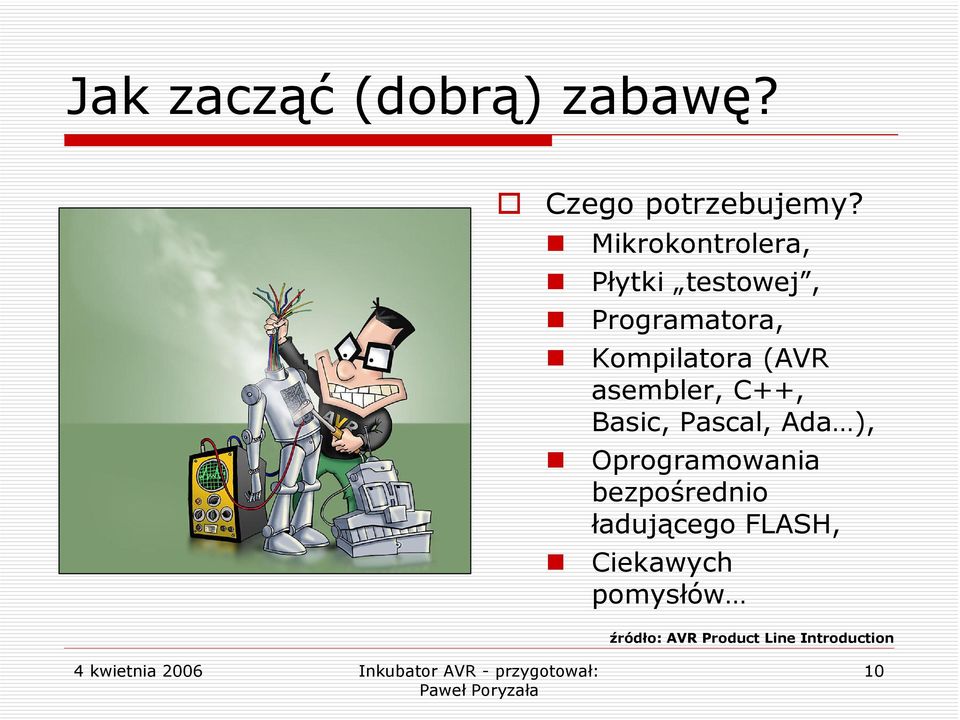 (AVR asembler, C++, Basic, Pascal, Ada ), Oprogramowania