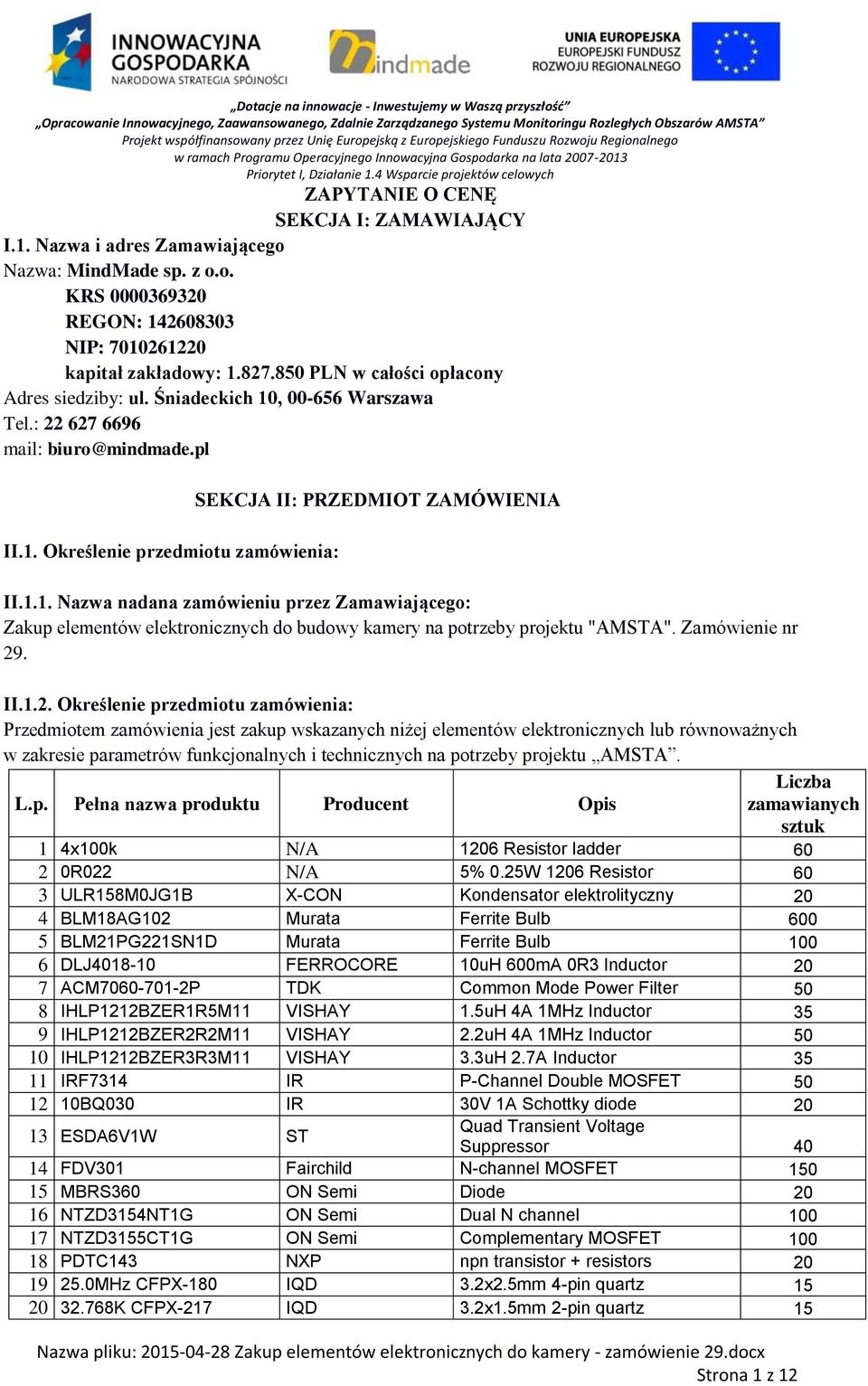 Zamówienie nr 29