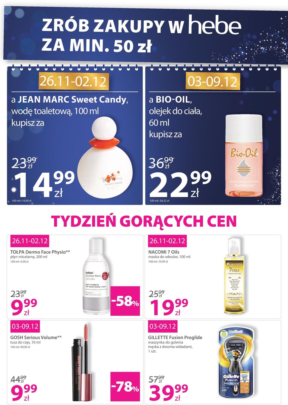 100 ml=38,32 TYDZIEŃ GORĄCYCH CEN 26.11-02.