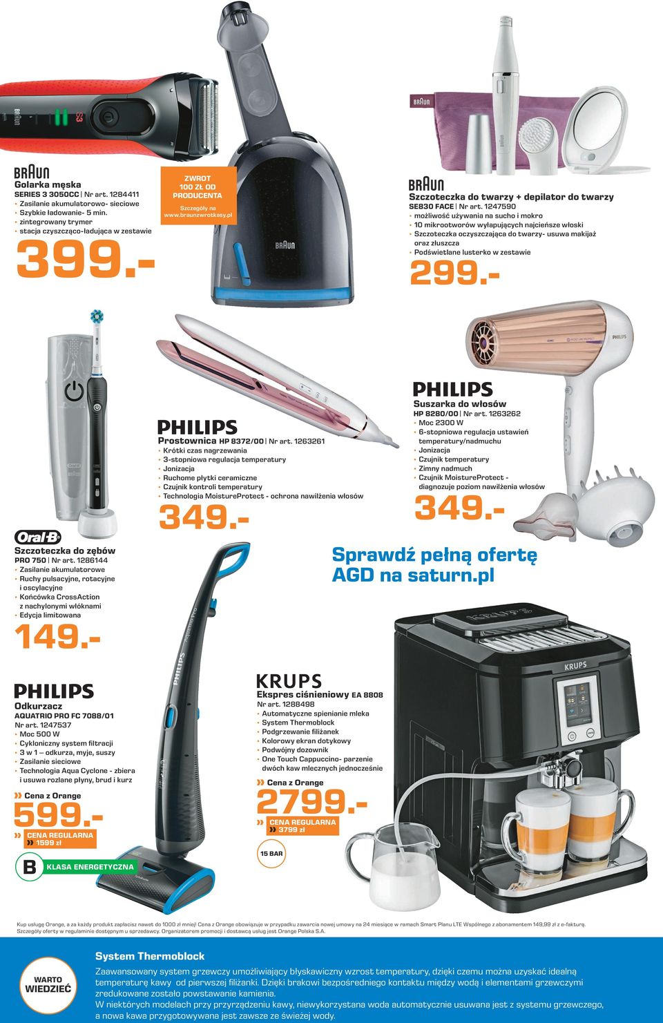 - Prostownica HP 8372/00 Nr art.