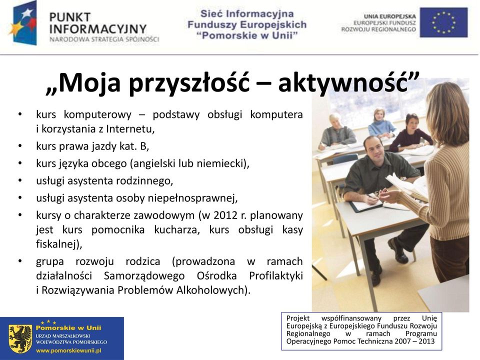 kursy o charakterze zawodowym (w 2012 r.
