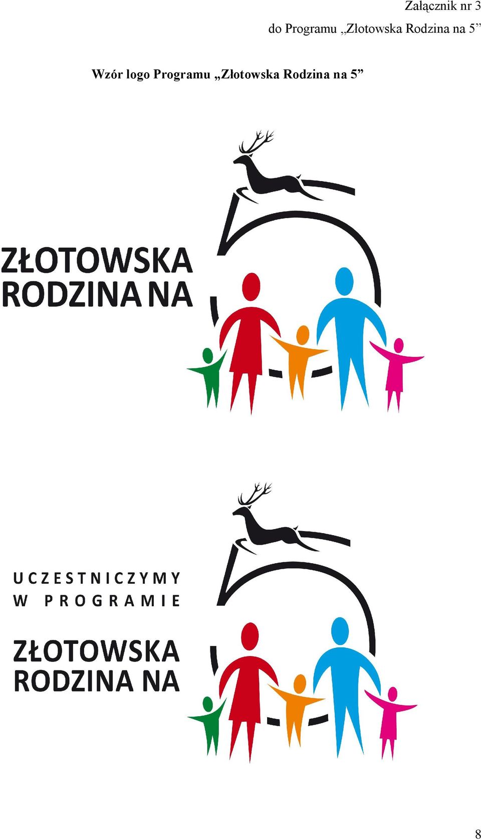 Rodzina na 5 Wzór logo 