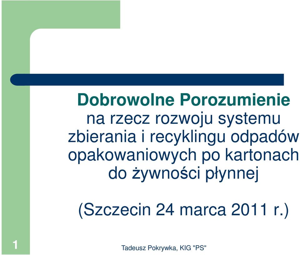 odpadów opakowaniowych po kartonach do