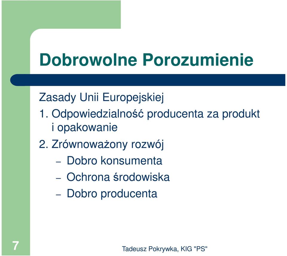 Odpowiedzialność producenta za produkt i