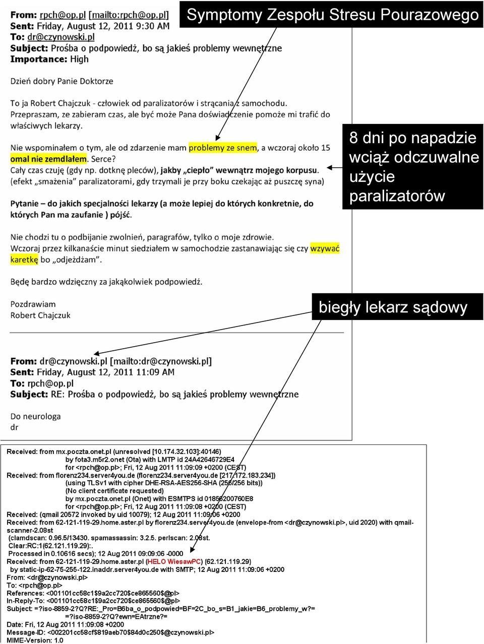 napadzie wciąż odczuwalne