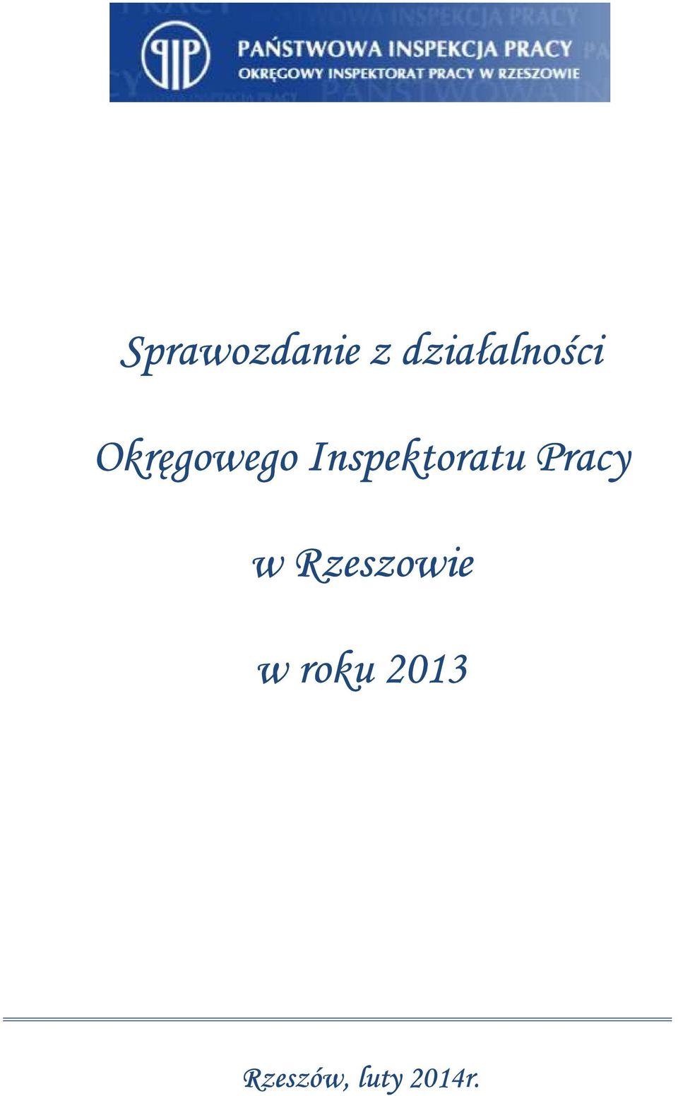 Inspektoratu Pracy w