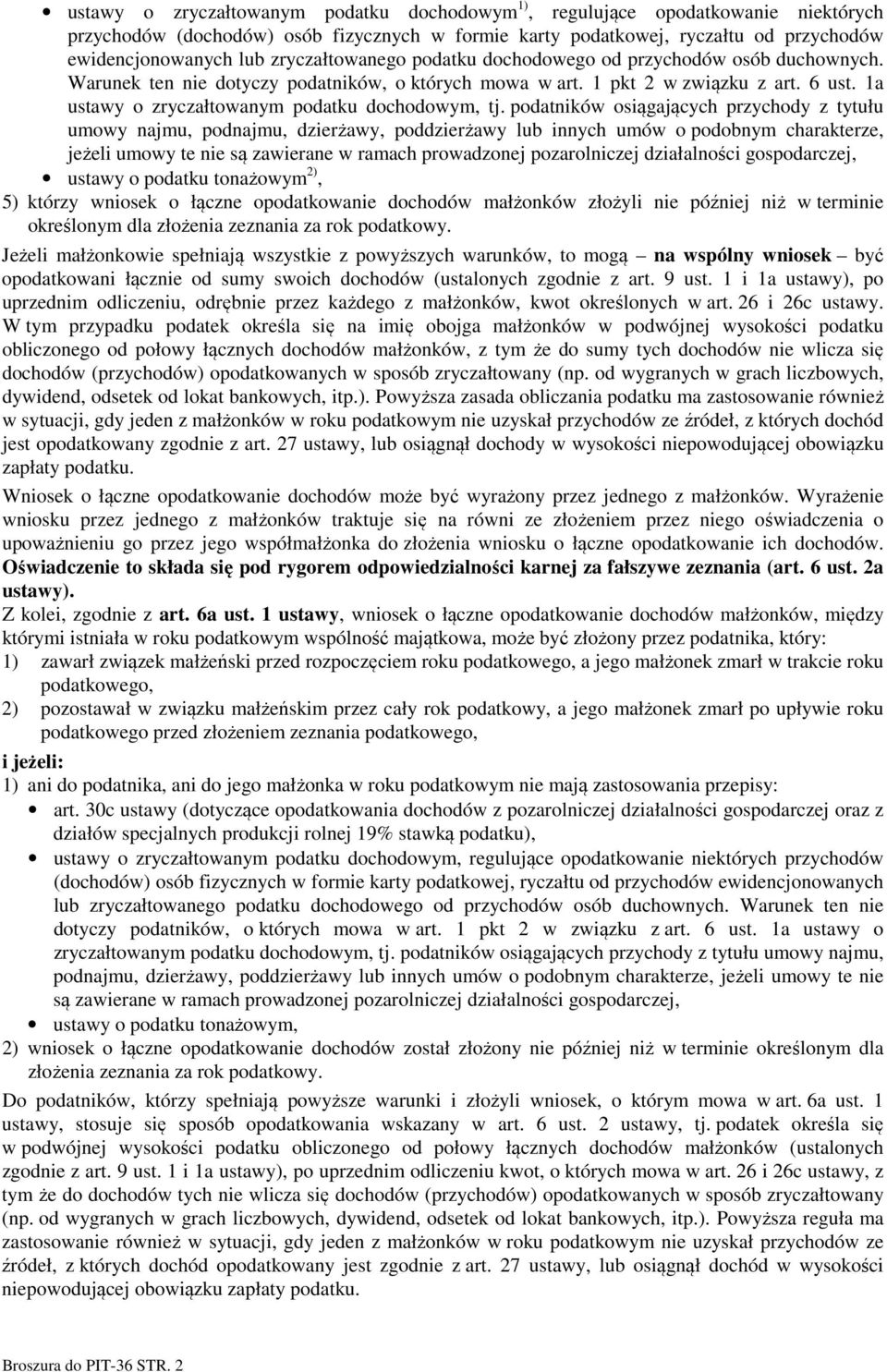 1a ustawy o zryczałtowanym podatku dochodowym, tj.