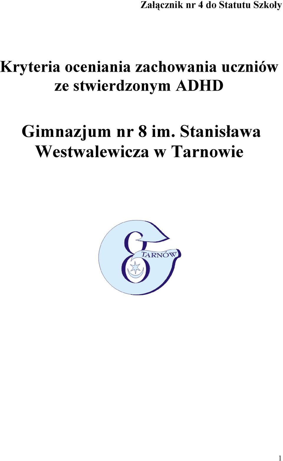 uczniów ze stwierdzonym ADHD