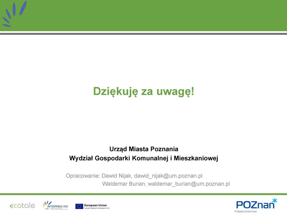 Komunalnej i Mieszkaniowej Opracowanie: Dawid