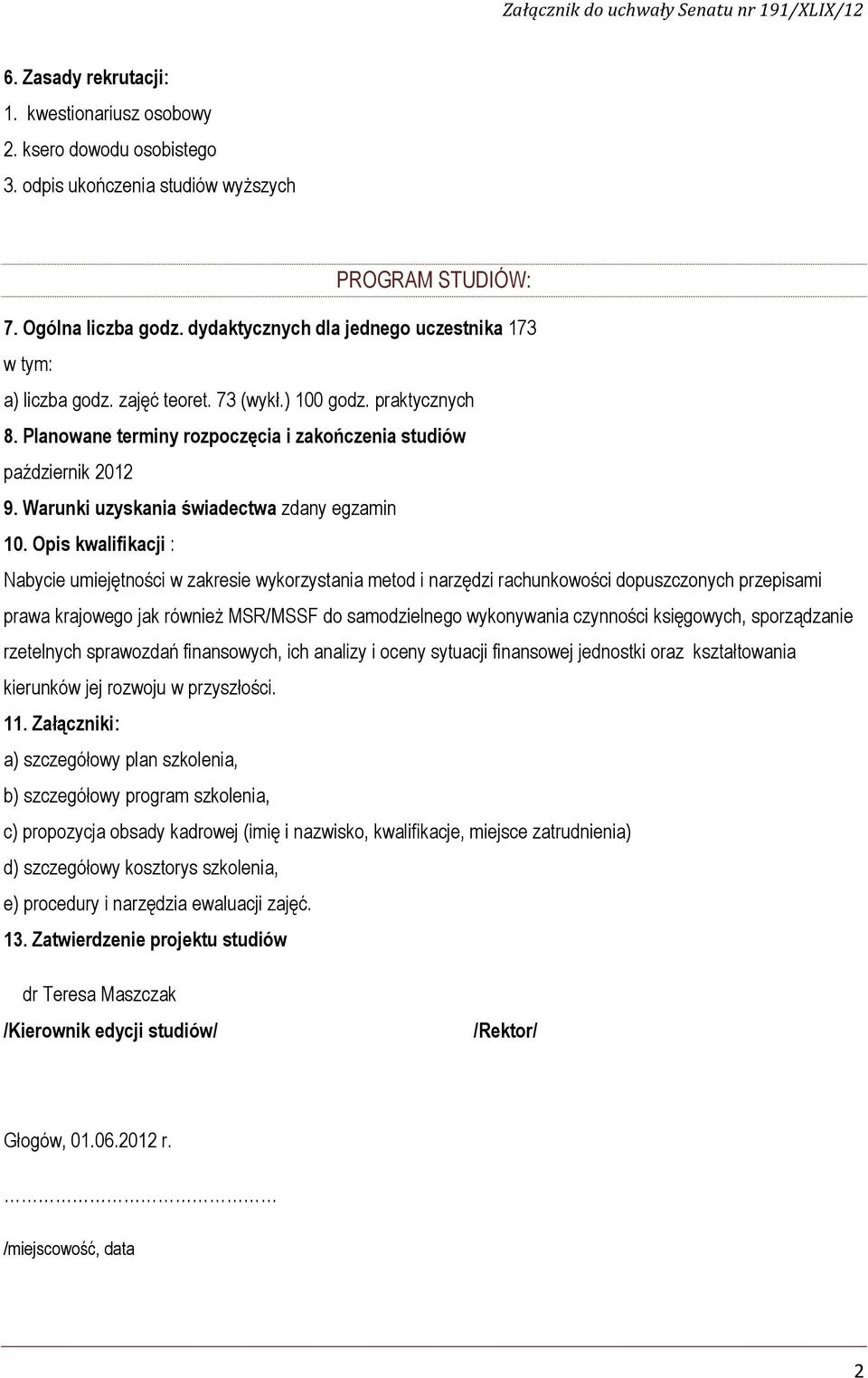 Warunki uzyskania świadectwa zdany egzamin 10.