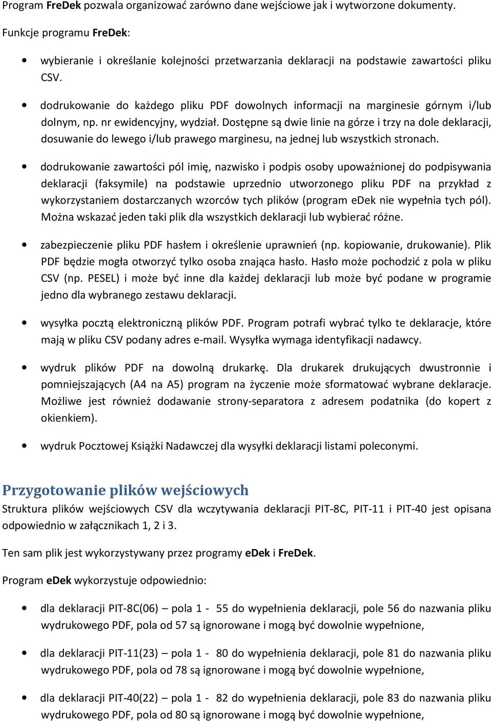 dodrukowanie do każdego pliku PDF dowolnych informacji na marginesie górnym i/lub dolnym, np. nr ewidencyjny, wydział.