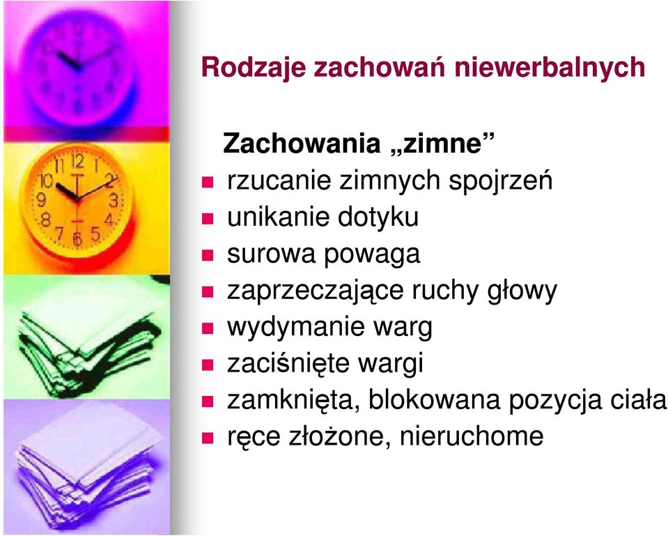 zaprzeczające ruchy głowy wydymanie warg zaciśnięte