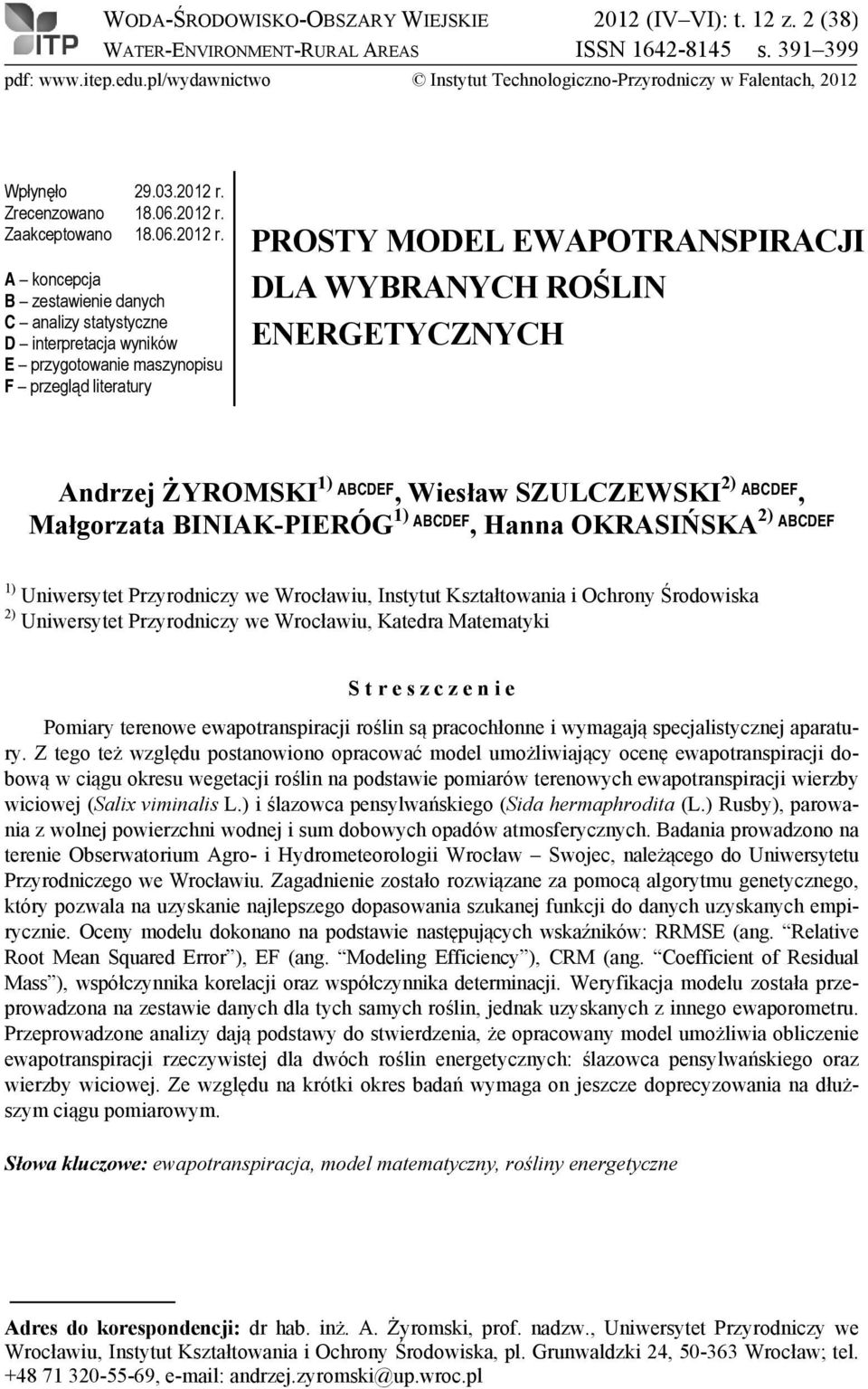 Zrecezowao 18.06.2012 r.