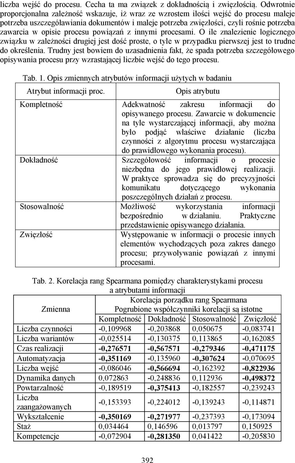 opisie procesu powiązań z innymi procesami. O ile znalezienie logicznego związku w zależności drugiej jest dość proste, o tyle w przypadku pierwszej jest to trudne do określenia.