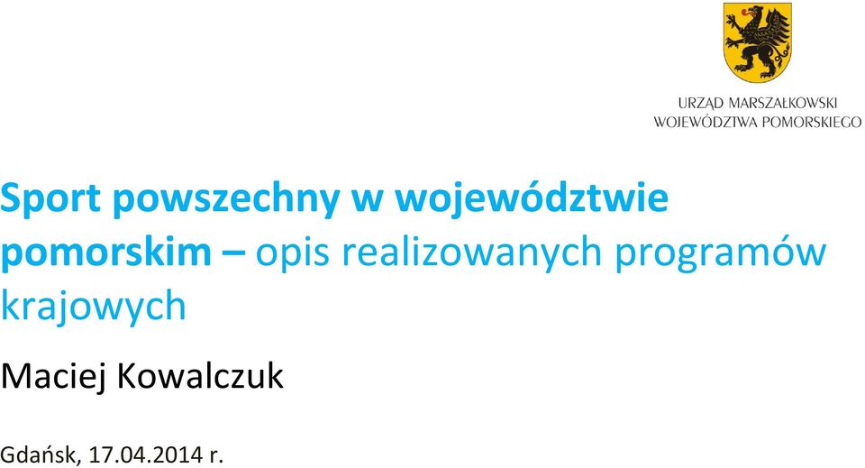 realizowanych programów