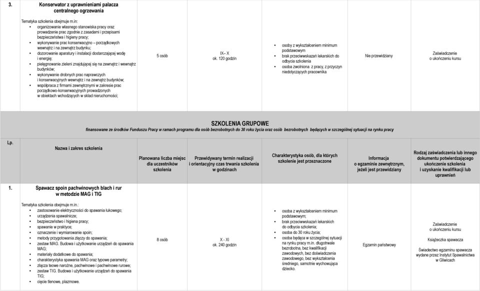 budynków; wykonywanie drobnych prac naprawczych i konserwacyjnych wewnątrz i na zewnątrz budynków; współpraca z firmami zewnętrznymi w zakresie prac porządkowo-konserwacyjnych prowadzonych w