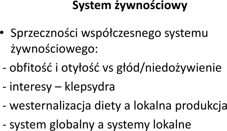 głód/niedożywienie - interesy klepsydra -