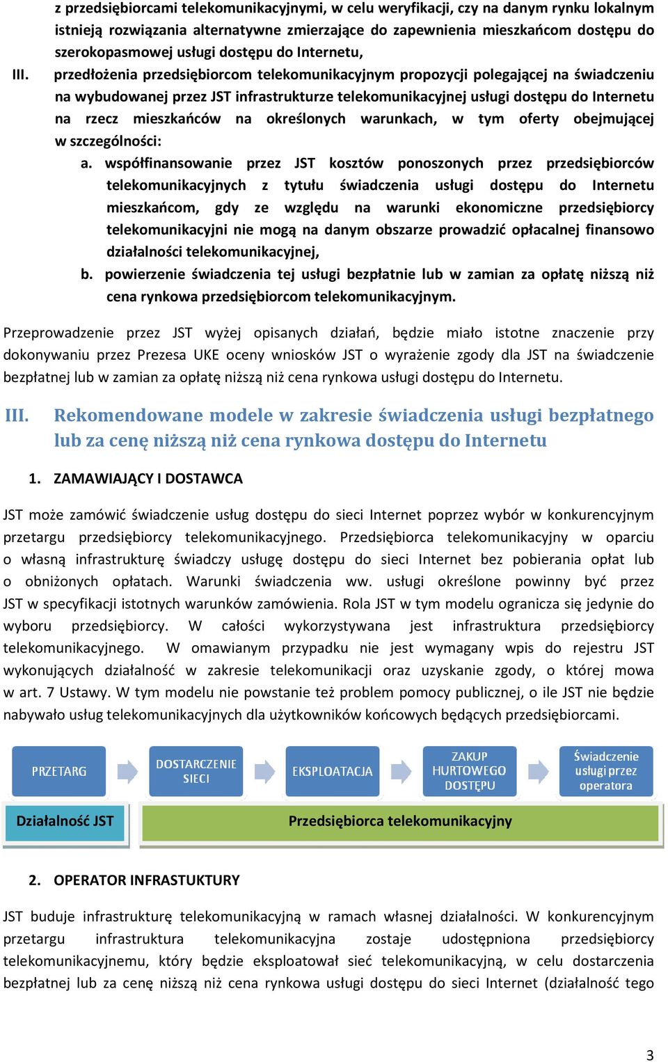rzecz mieszkańców na określonych warunkach, w tym oferty obejmującej w szczególności: a.