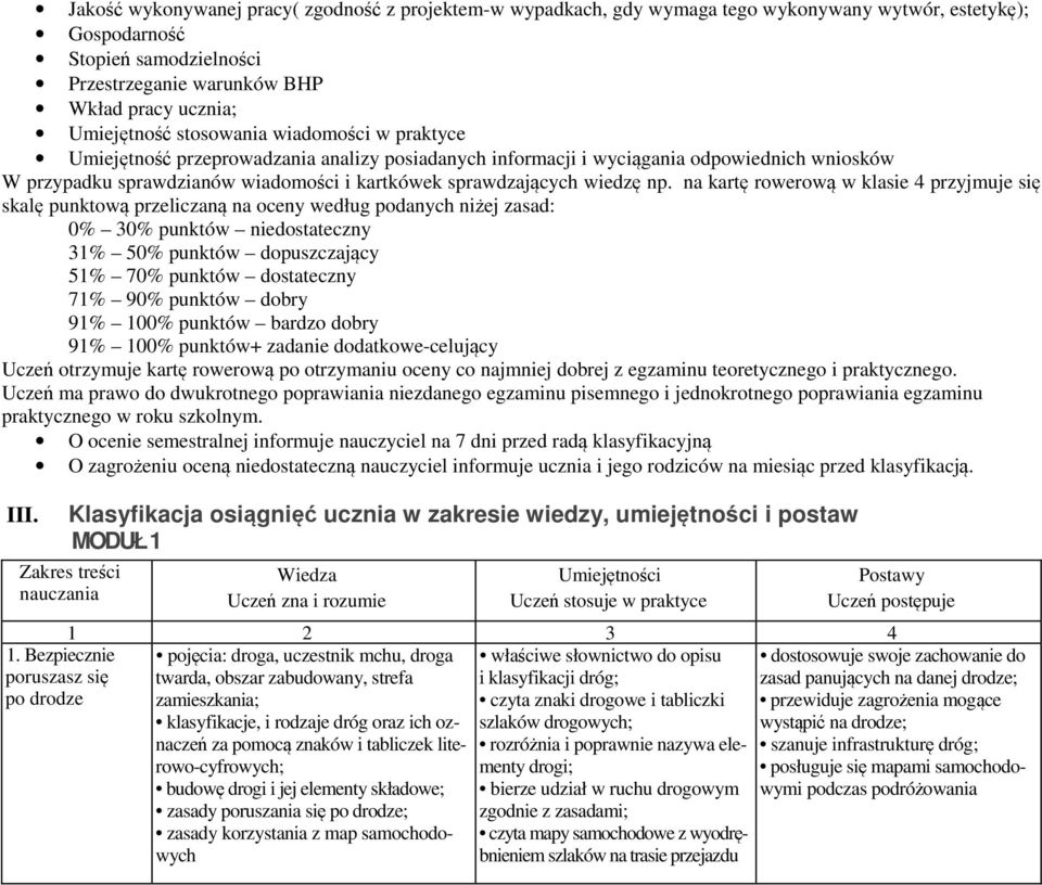 sprawdzających wiedzę np.