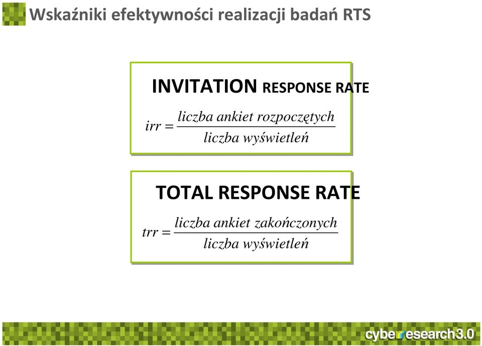 rozpoczętych liczba wyświetleń trr TOTAL