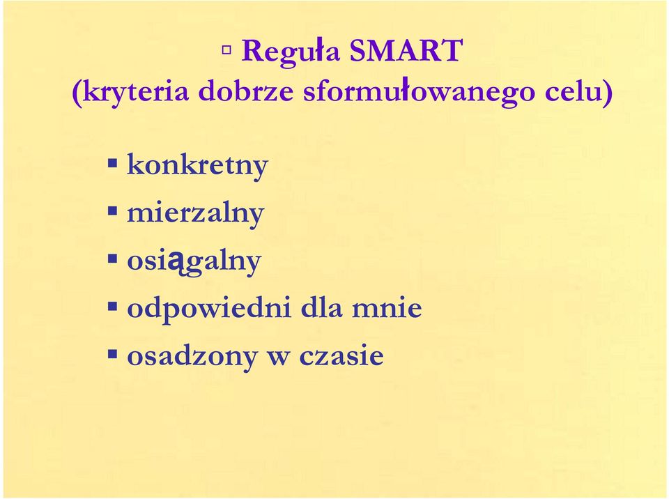 konkretny mierzalny osiągalny