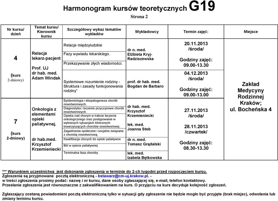 Systemowe rozumene rodzny - Struktura zasady funkcjonowana rodzny Epdemologa etopatogeneza chorób nowotworowych. Dagnostyka leczene przyczynowe chorób nowotworowych.