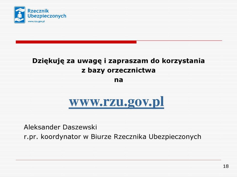rzu.gov.pl Aleksander Daszewski r.pr.